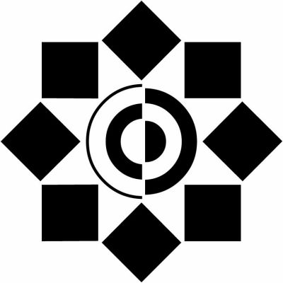 風車に太極円・風車に太極図