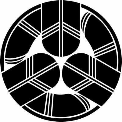 三つ折れ鷹の羽の丸・三つ割り折れ鷹の羽