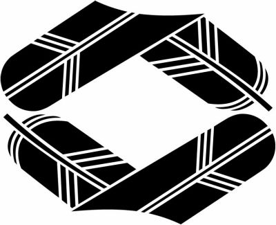 二つ折れ鷹の羽・対い折れ鷹の羽