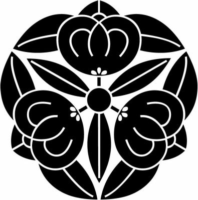 変わり三つ竜胆橘・三つ寄せ橘崩し