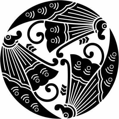 三つ割り揚羽蝶