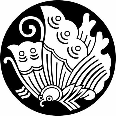 石持ち地抜き揚羽蝶（１）