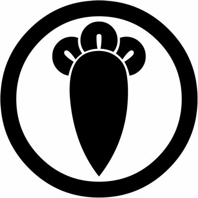 丸に一つ丁子（２）