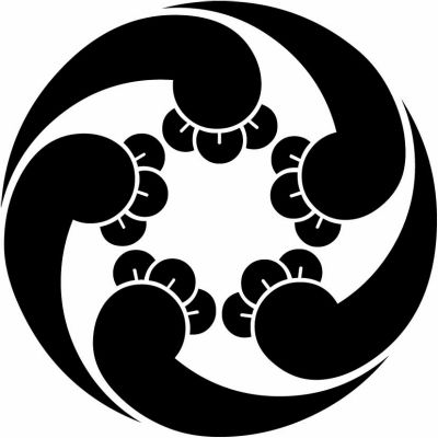 左五つ丁子巴・五つ丁子巴