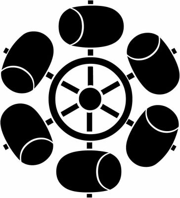 六つ水車・六つ柄杓車・六つ槌車（２）