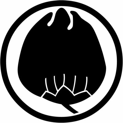 中輪に獅子唐辛子