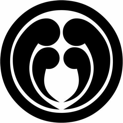 丸に子持ち抱き巴