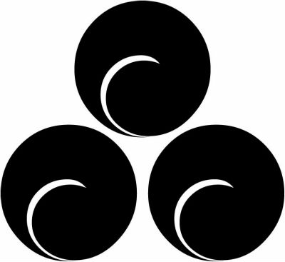 三つ盛り左一つ巴・三つ盛り一つ巴