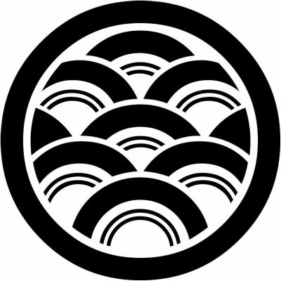 丸に青海浪・丸に青海波