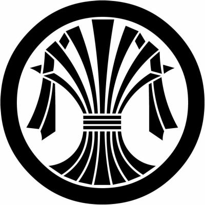 丸に立ち束ね熨斗・丸に束ね熨斗（１）