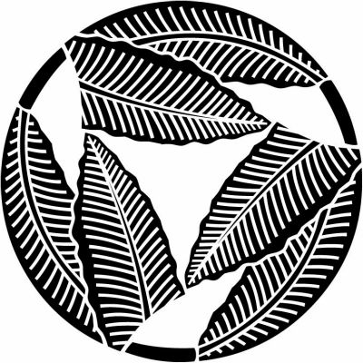 三つ折れ芭蕉の丸・三つ折れ芭蕉・三つ折り芭蕉