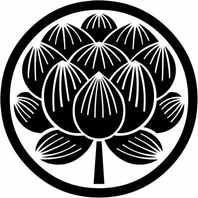 中輪に蓮の花・中輪に一つ蓮の花