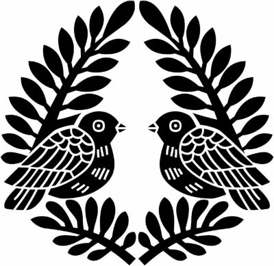 抱き寓生に対い鳩（２）