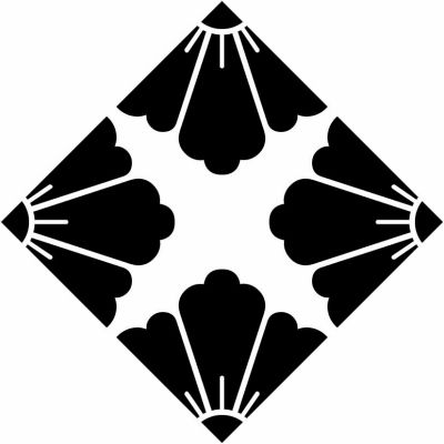 隅立て四つ割り花角