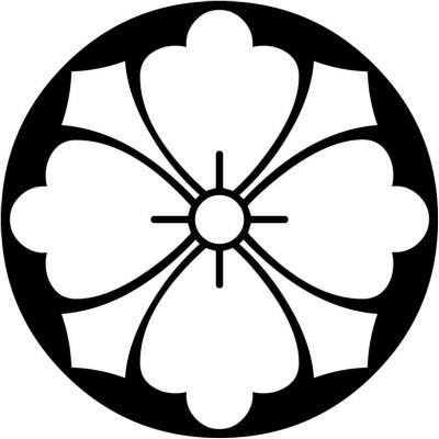 石持ち地抜き剣花角