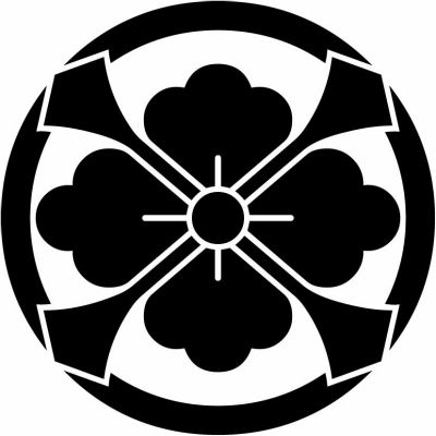 丸に出剣花菱・丸に剣出花菱