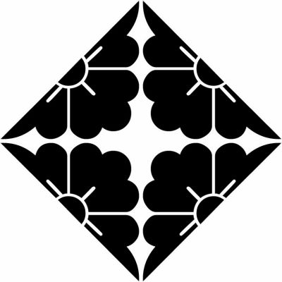 隅立て四つ割り花菱