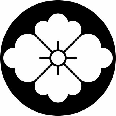 石持ち地抜き花菱（２）