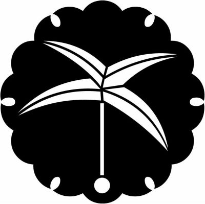 雪持ち地抜きの羽根・雪持ち地抜き羽根