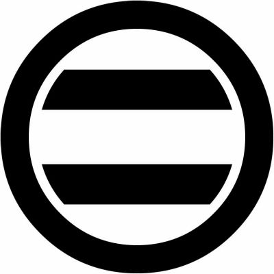 丸に離れ二つ引き