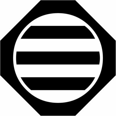 隅切り鉄砲角に三つ引き