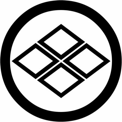 丸に中陰武田菱