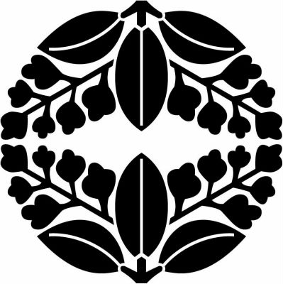 軸付き対い藤・軸付き上下対い藤