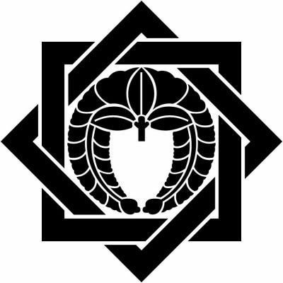 重ね角に下がり藤