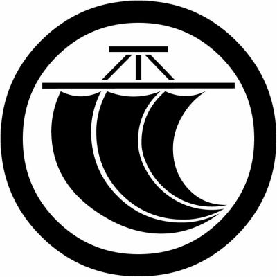 丸に一つ帆・丸に横帆