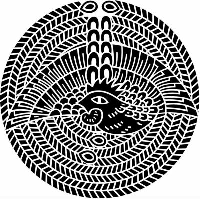 真向き鳳凰の丸（１）