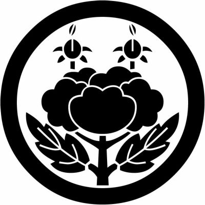 丸に変わり立ち牡丹（１）