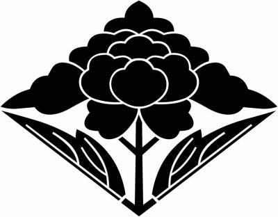 葉敷き牡丹菱（２）