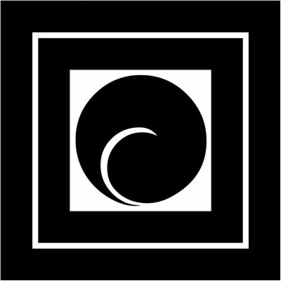 二つ入れ子枡に一つ巴