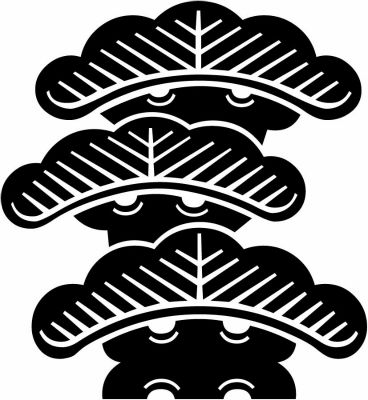 左寄り三階松・左三階松