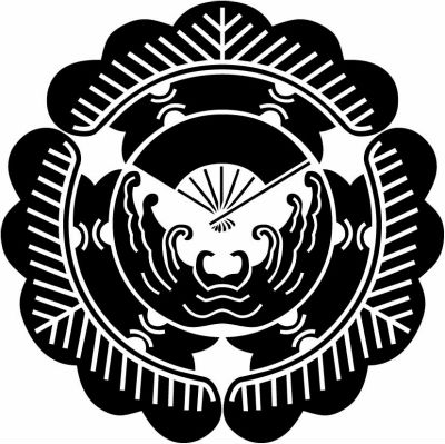 松に浪に扇・三つ松に浪に扇