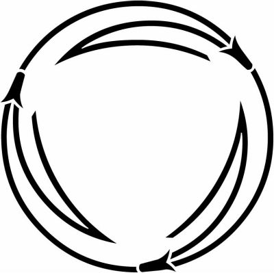 三つ折れ松葉・三つ追い折れ松葉