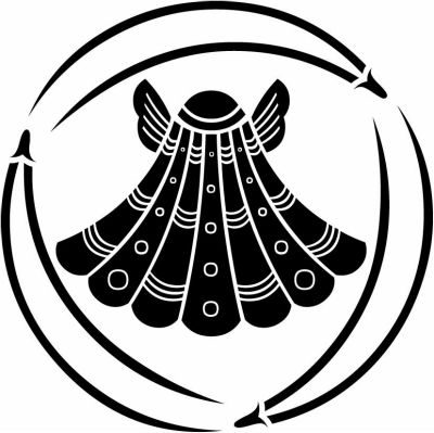 三つ追い松葉に板屋貝