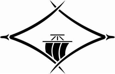 松葉菱に覗き帆