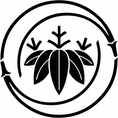 二つ松葉の丸に篠笹