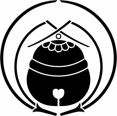 抱き松葉に鈴・抱き折れ松葉に鈴