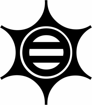 鞠挟みに丸に二つ引き