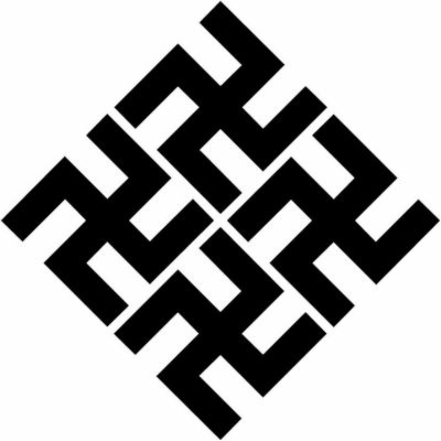 四つ隅立て五つ割り万字／四つ隅立て五つ割り卍