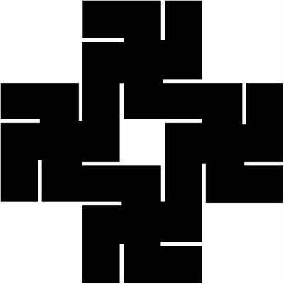 四つ万字崩し／四つ卍崩し・四つ持ち合い卍／四つ持ち合い卍