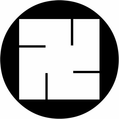 石持ち地抜き万字／石持ち地抜き卍・石持ち地抜き左万字／石持ち地抜き左卍