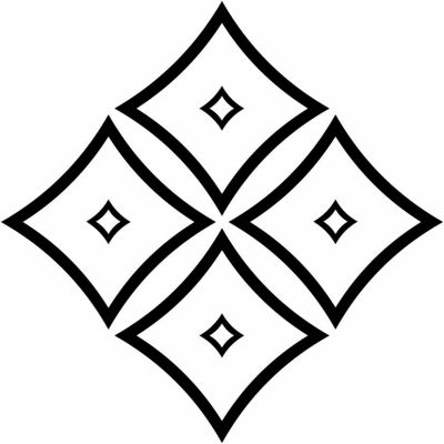 陰反り隅立て四つ目