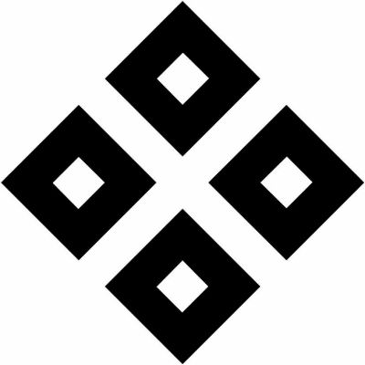 七つ割り隅立て四つ目