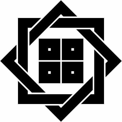 組み合い角に平四つ目