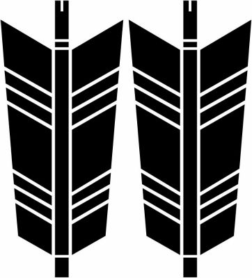 並び矢（１）・二つ矢