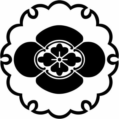 雪輪に木瓜（２）