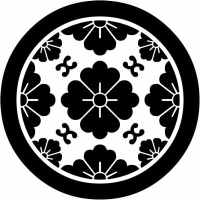 浮線綾丸に花角・丸に浮線綾花角